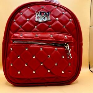NWT Red Studded B Mishka Backpack